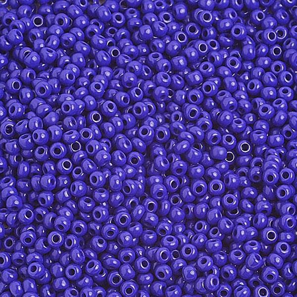 Premium 10/0 Czech Seed Beads - Opaque Dark Royal Blue (500g) for Jewelry Making, Beading Crafts & DIY Projects - Perfect for Bracelets, Necklaces & Embroidery