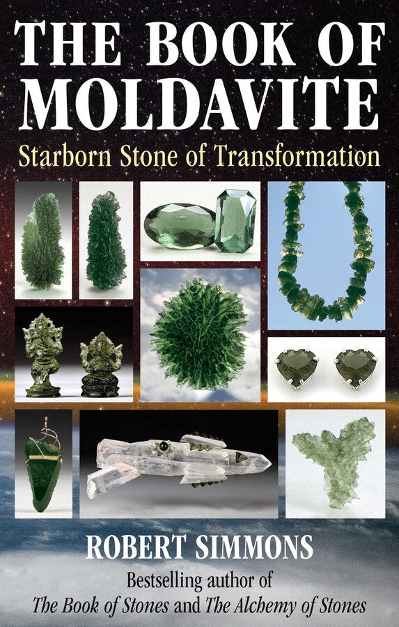 Authentic Moldavite Stone Book - Genuine Green Tektite Guide for Collectors & Crystal Healing - Perfect for Meditation, Jewelry Making & Spiritual Growth