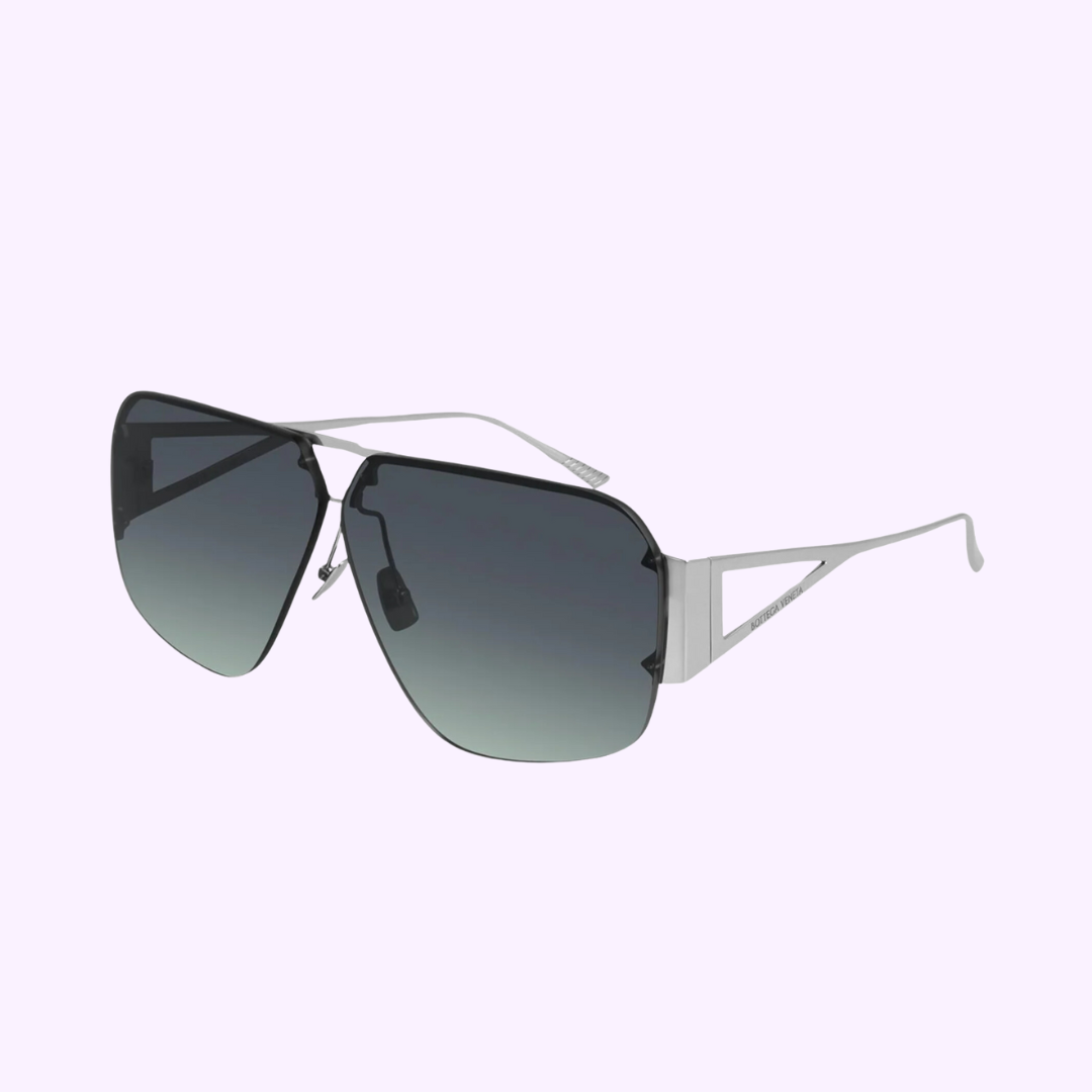 Bottega Veneta BV1065S 001 67 Unisex Sunglasses - Luxury Polarized UV Protection for Men & Women - Perfect for Beach, Driving & Outdoor Activities