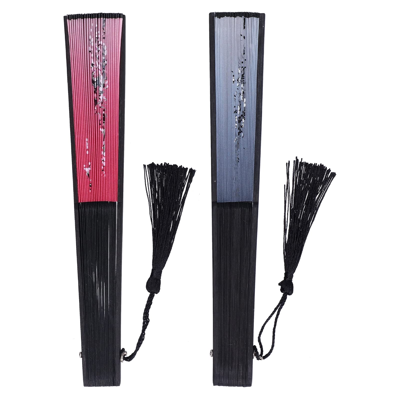 Zerodis Plum Blossom Folding Fan - Classic Retro Handheld Fan for Women & Men | Perfect for Chinese New Year, Birthday Gifts, Home Decor & Summer Cooling