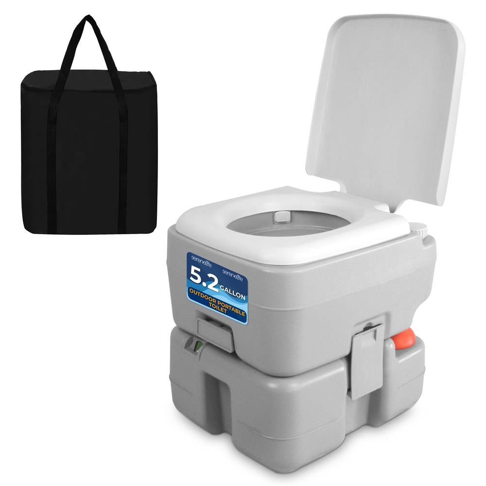Portable Outdoor Toilet System - Lightweight & Compact Camping Toilet for Hiking, RV, and Emergency Preparedness | Ideal for Camping, Travel, and Outdoor Adventures