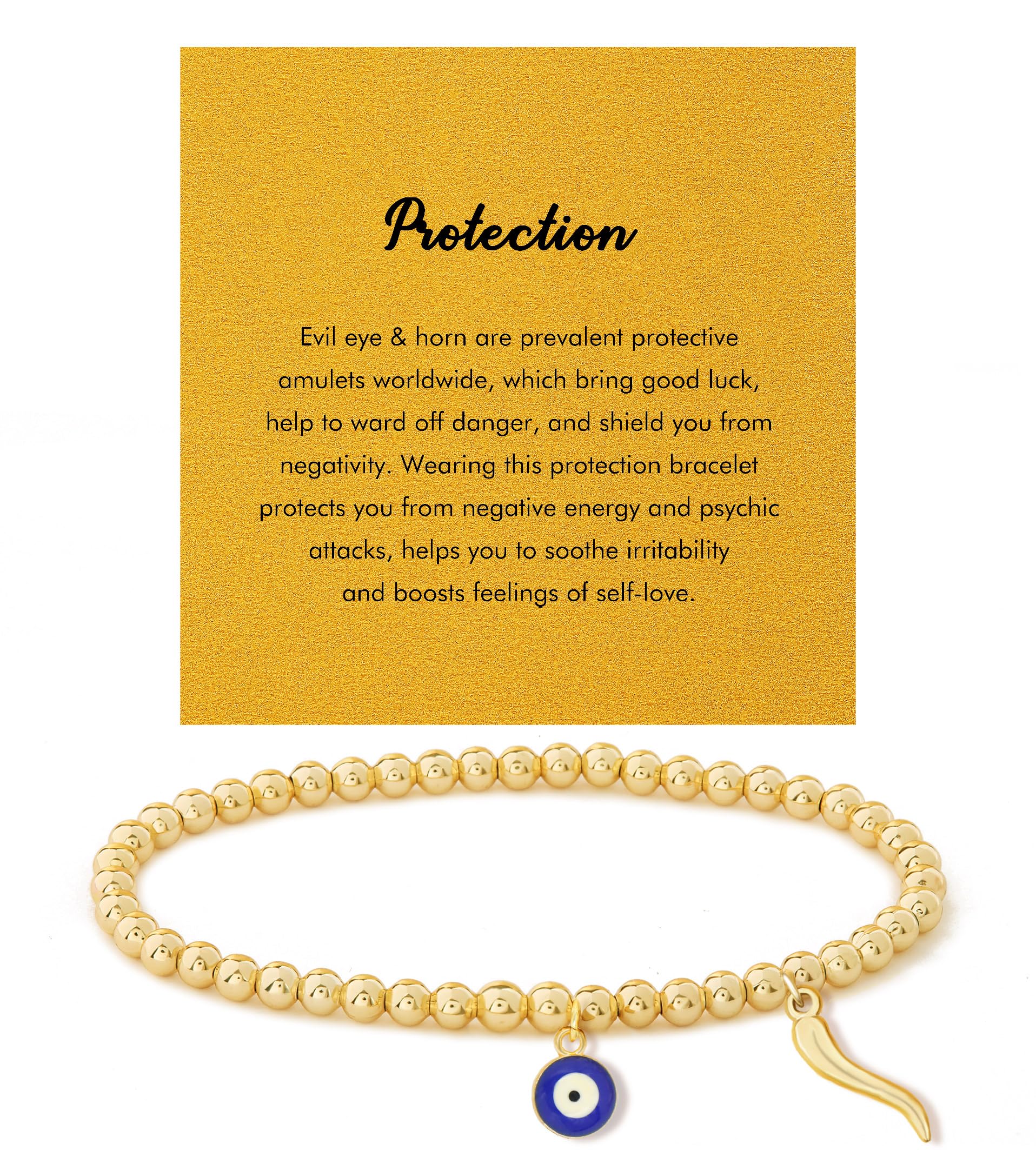 RZKING Gold Bracelets for Women - Evil Eye, Butterfly, Dragonfly & Elephant Charm Bracelet, Friendship Jewelry, Birthday & Retirement Gifts for Her - Perfect for Everyday Wear, Special Occasions & Inspirational Gifting