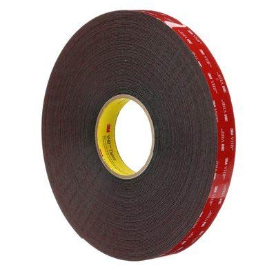 3M VHB 5952 Black Acrylic Tape - 1-1/2 inch x 36 Yards, 45 mil Thickness - Heavy Duty Mounting Tape for Signs, Nameplates, Trim & Automotive Parts - Strong Adhesive for Indoor & Outdoor Use