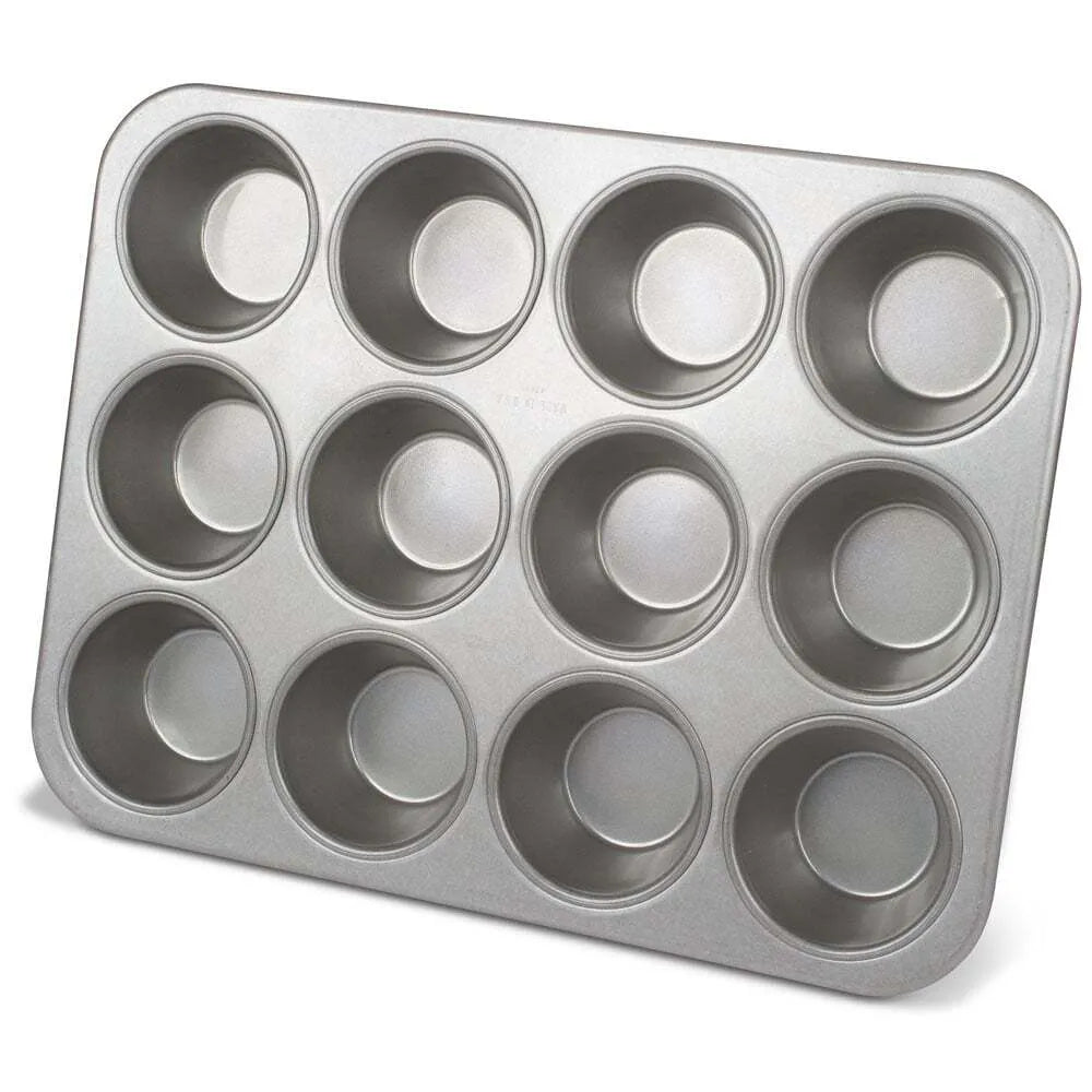 Jumbo Muffin Pan - 12 Cup Non-Stick Baking Tray for Large Muffins, Cupcakes & Savory Bakes | Perfect for Home Baking, Parties & Holiday Treats