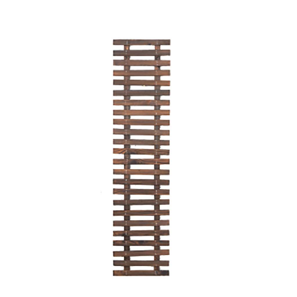 Solid Wood Wall Hanging Flower Rack - Indoor/Outdoor Balcony Decorative Plant Shelf - H120CM Hanging Basket & Climbing Plant Holder - Perfect for Home Garden, Patio, and Vertical Gardening Decor