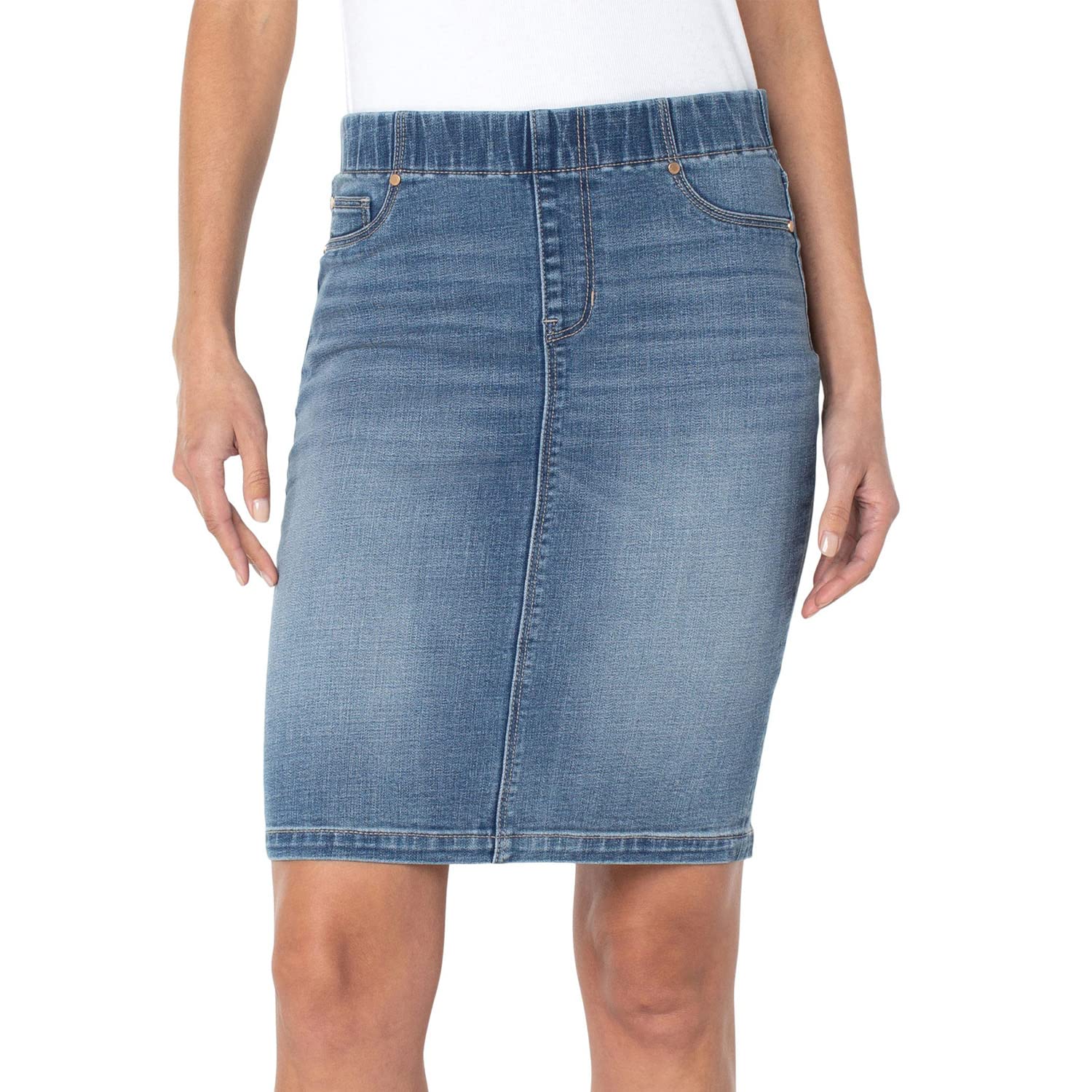 Liverpool Chloe Pencil Skirt - Sunset Hills for Work & Party