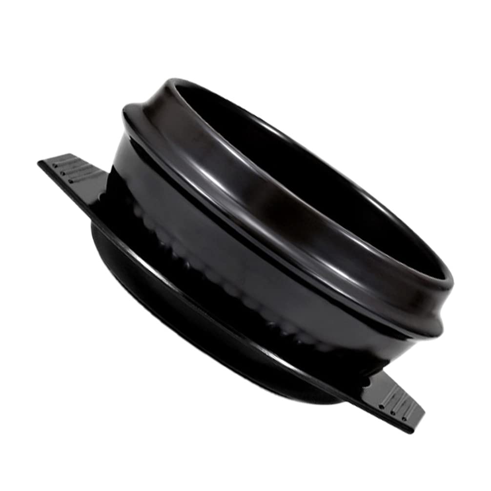 Premium Korean Stone Bowl Ceramic Stockpot - 1500ml Japanese Donabe Clay Pot with Handle & Base for Bibimbap, Hot Pot & Stews - Durable Porcelain Casserole & Earthenware Cooking Pot for Asian Cuisine