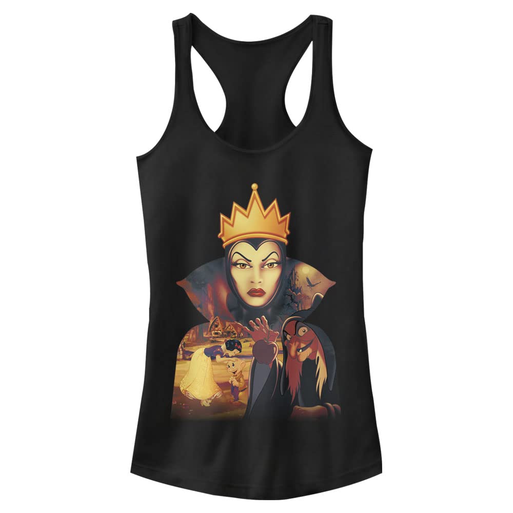 Disney Snow White Evil Queen Racerback Tank Top for Women - Gothic Fashion, Cosplay, Halloween Costume & Casual Wear