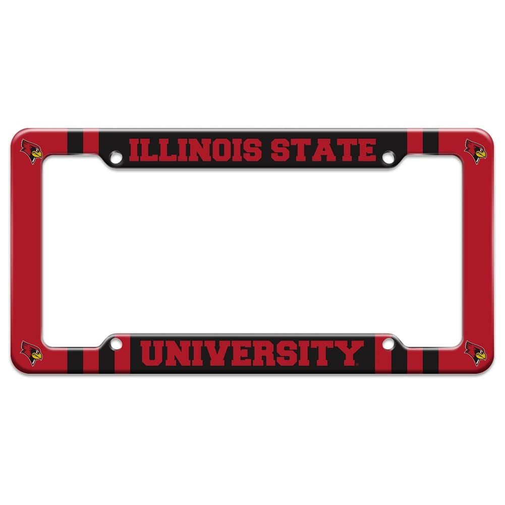 Illinois State University Logo License Plate Frame - Custom College Car Tag Holder for Alumni & Fans - Perfect for Tailgating, Game Days & School Pride