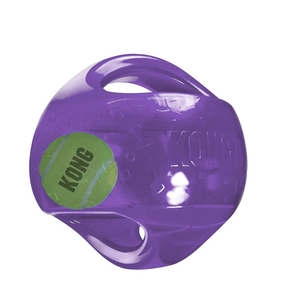 KONG Jumbler Ball - Durable Dog Chew Toy with Sound for Aggressive Chewers - Interactive Play & Training for Large Dogs - Perfect for Fetch, Tug-of-War & Mental Stimulation