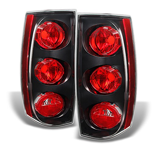 AKKON Red & Clear LED Tail Lights for GMC Yukon & Yukon XL 1500/2500 - Replacement Left & Right Brake Lamps - Enhanced Safety & Style for Night Driving & Off-Road Adventures