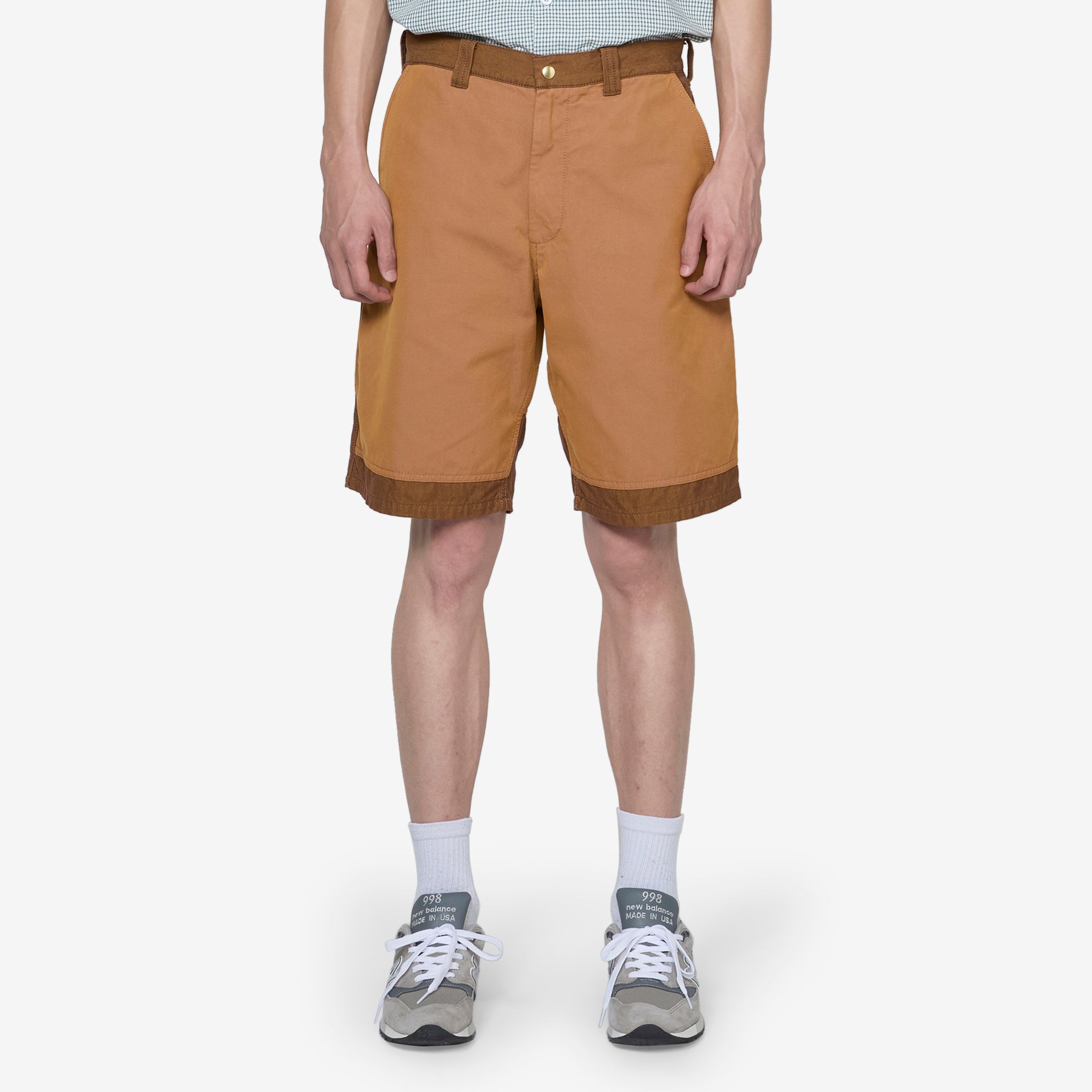 Men's Logger Shorts - Durable Chambray Canvas Work Shorts for Outdoor & Casual Wear - Perfect for Hiking, Camping, and Summer Activities