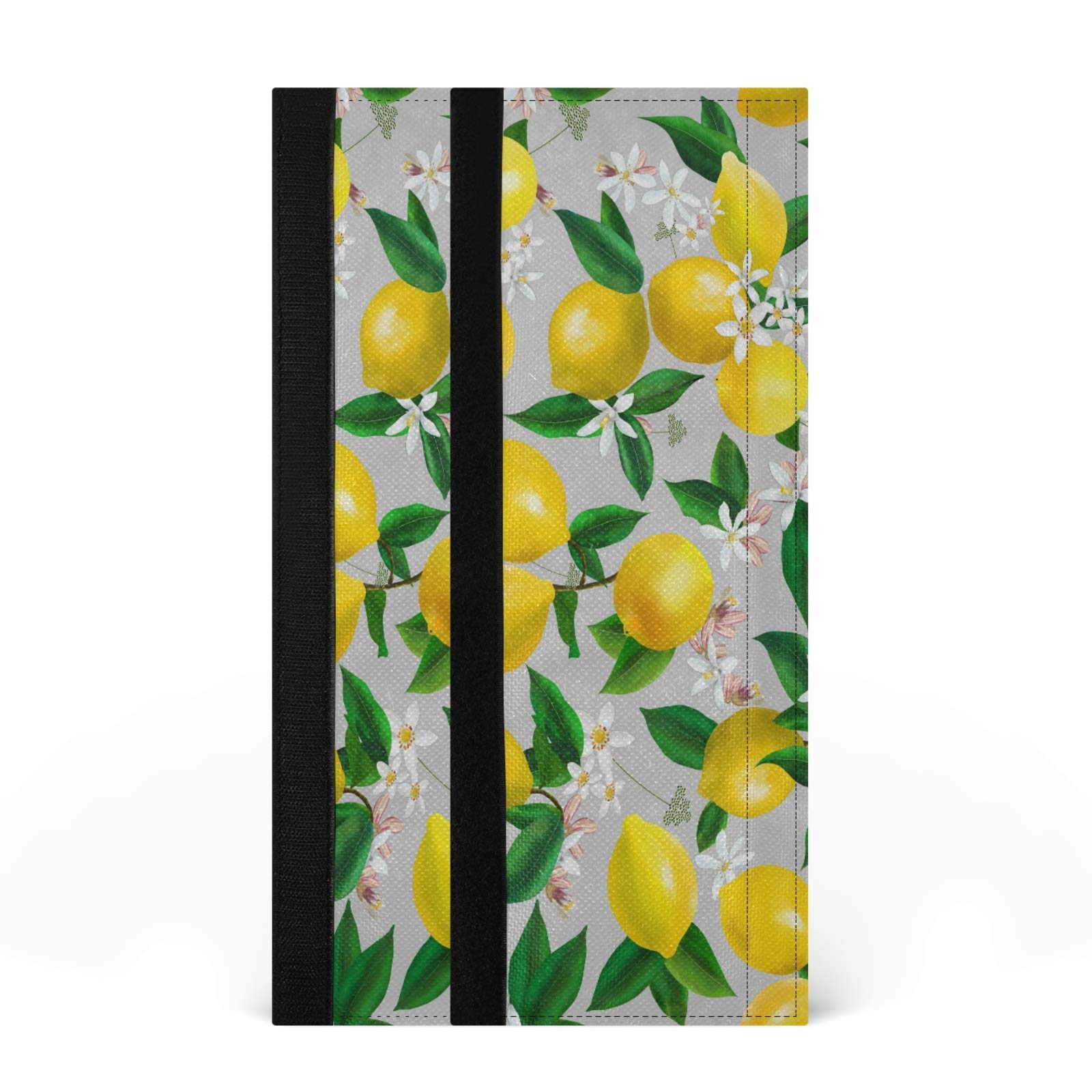 JUNZAN 2-Pack Lemon Refrigerator Door Handle Covers - Washable Protective Covers for Kitchen Appliances, Prevents Smudges, Drips, Food Stains & Oil - Keep Your Fridge Clean & Hygienic (Perfect for Homes, Restaurants & Offices)