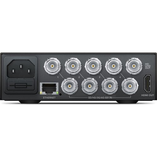 Blackmagic Design MultiView 4 Professional Video Monitor - 4K HDMI & SDI Inputs for Live Production, Broadcast & Studio Monitoring