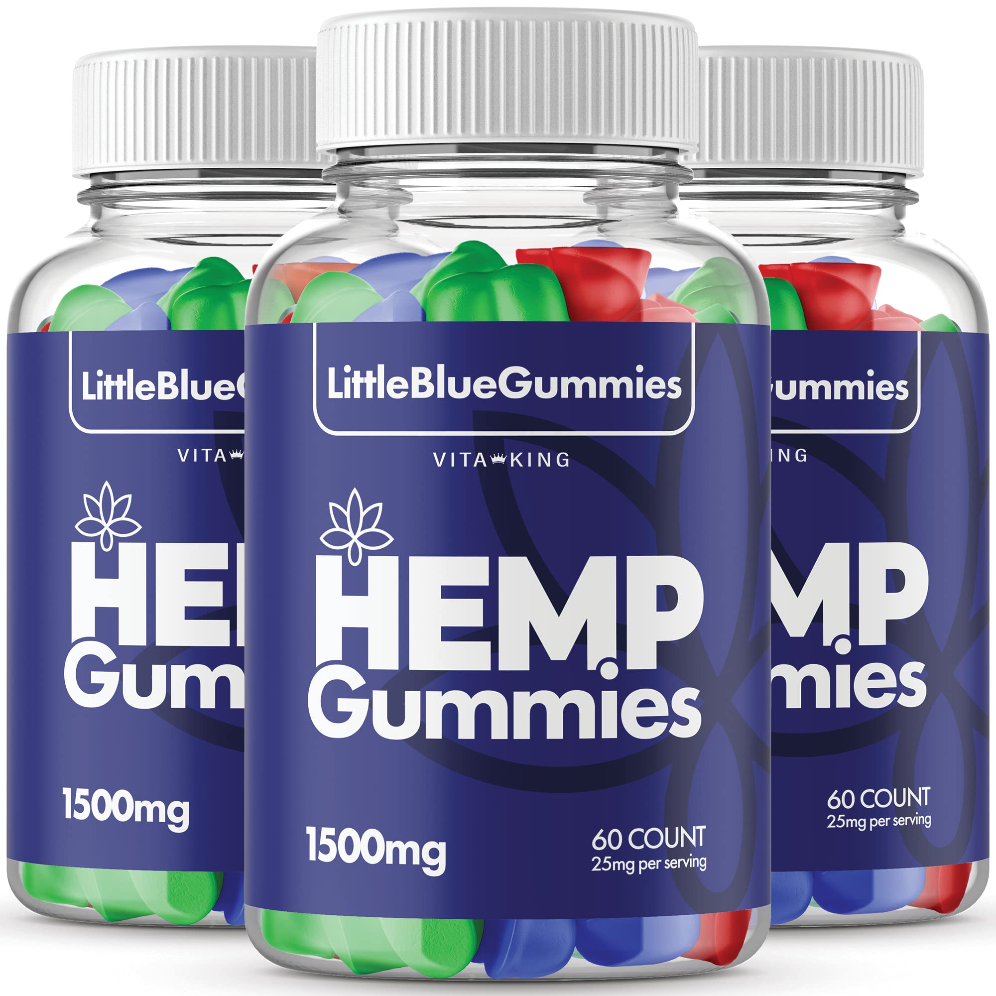 Little Blue Gummies - 180 Count | Premium Berry Flavored Vitamin Supplement for Kids & Adults | Perfect for Daily Nutrition, Travel & On-the-Go Snacking