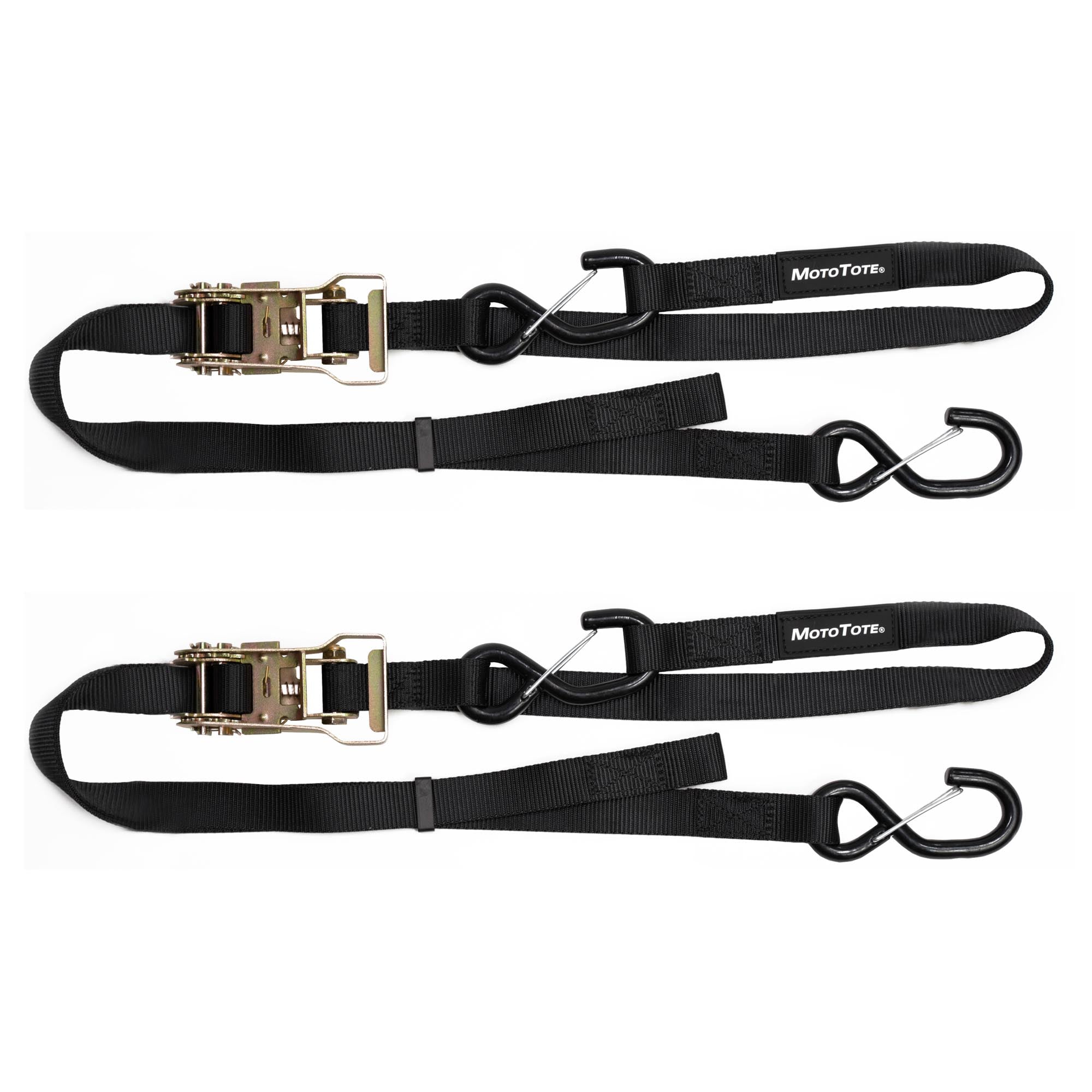 SafeLoop Ratcheting Tie Downs - Heavy Duty Straps for Securing Cargo, Trucks & Trailers - Perfect for Moving, Hauling & Transporting