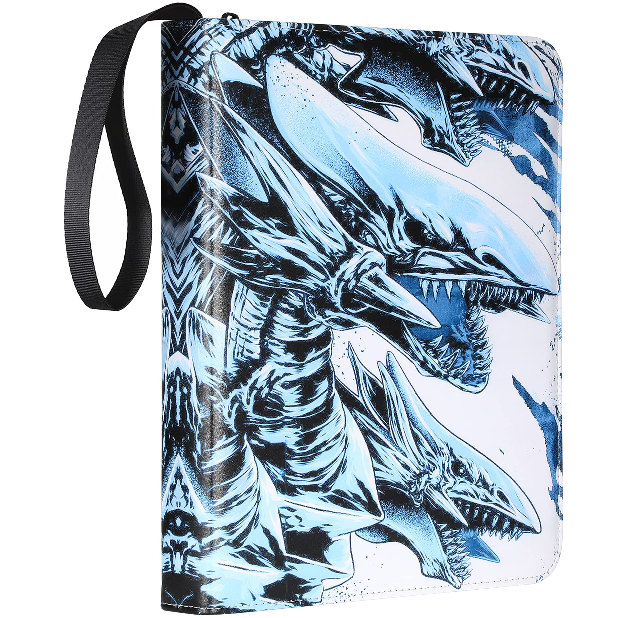 YuGiOh Card Binder - 9 Pocket Trading Card Holder with Protective Sleeves | Holds 720+ Yugioh Cards | Perfect for Collectors, Tournaments & Game Storage