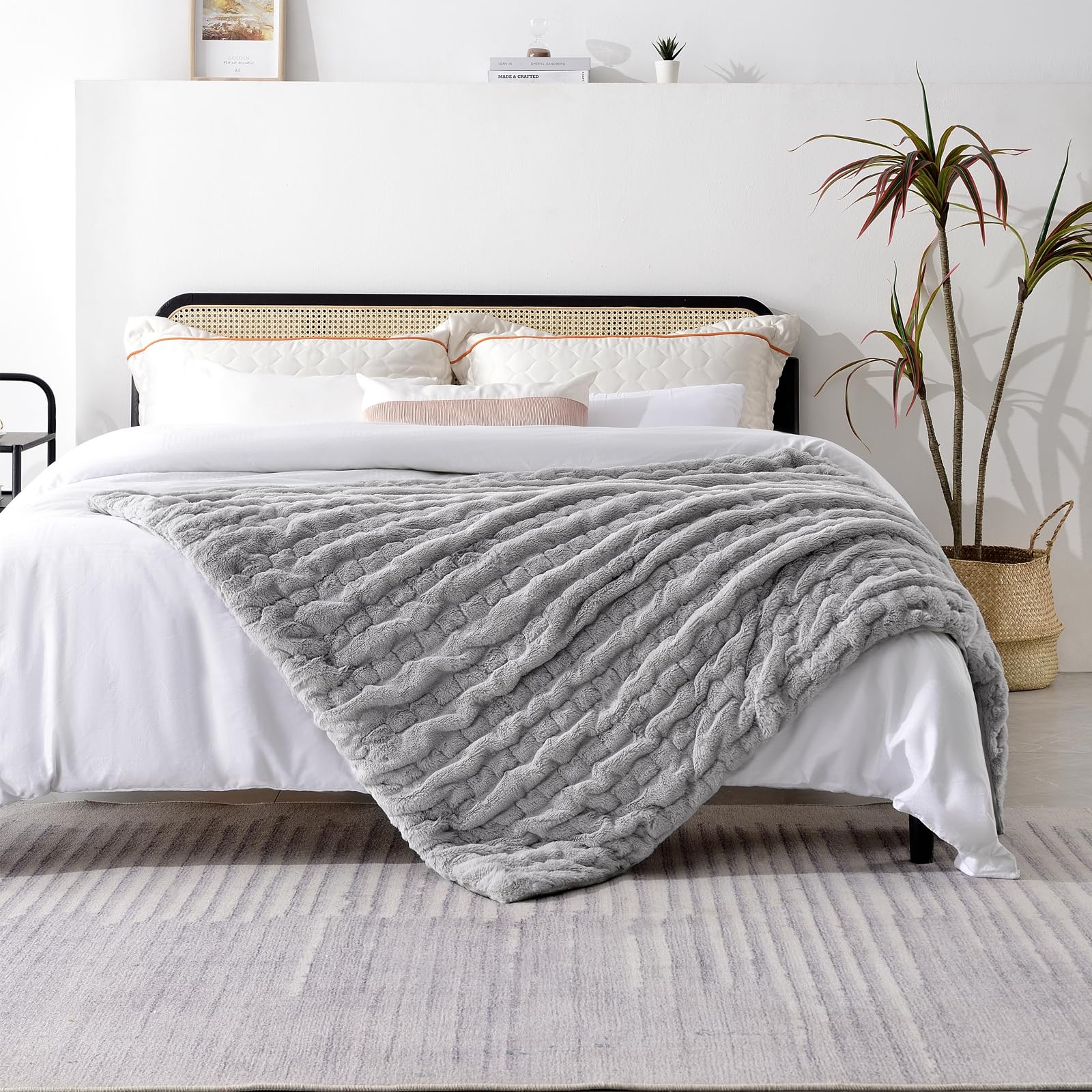 RHEIN HOME Electric Heated Blanket Queen Size 84