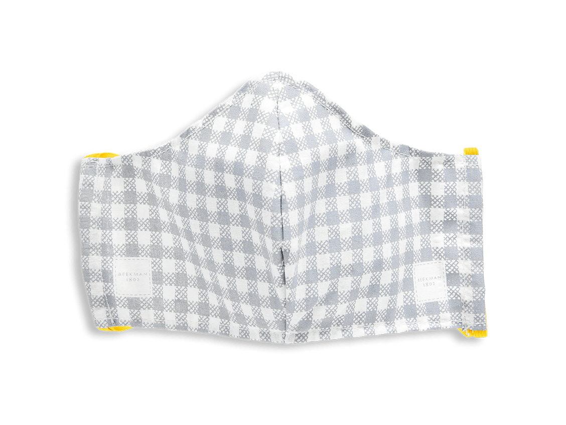 Stylish Gingham Face Mask - Breathable & Reusable Cotton Fabric - Perfect for Outdoor Activities, Shopping & Travel