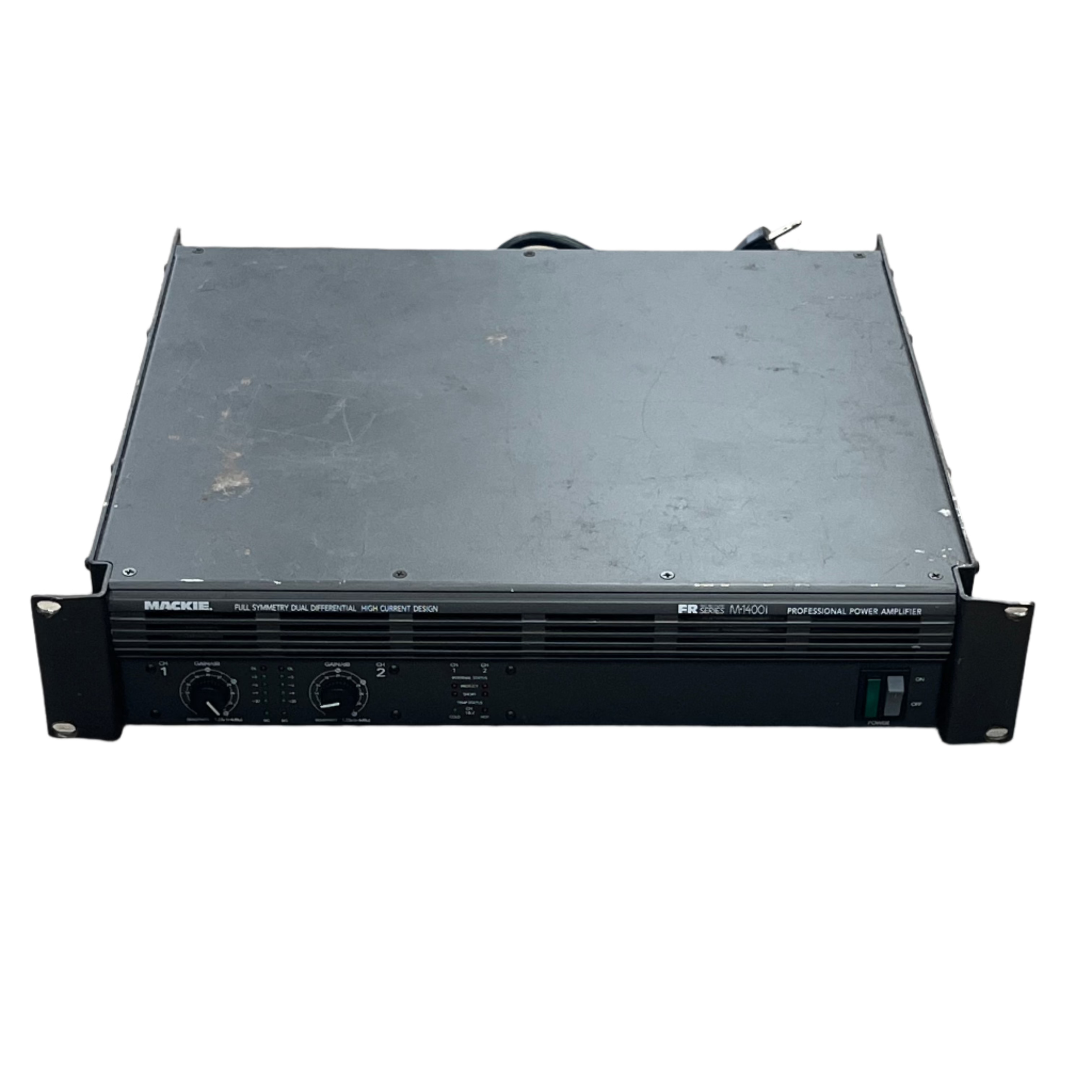 Mackie M1400i Professional Power Amplifier - 1400W High-Performance Audio Amp for Live Sound, DJ Gigs & Studio Recording