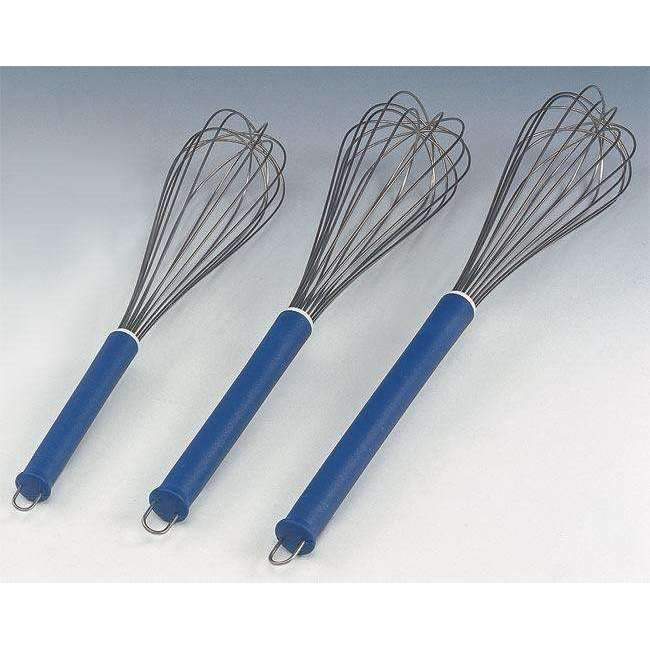 Premium Stainless Steel Whisk with Comfortable Non-Slip Plastic Handle - Perfect for Baking, Cooking, Mixing Ingredients & Whisking Eggs