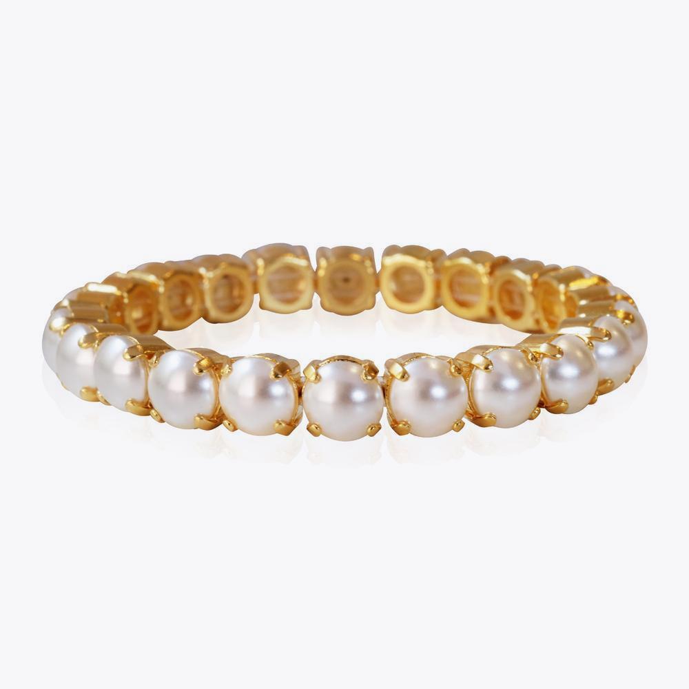 Elegant GIA Certified Stud Bracelet with Genuine Pearls - Perfect for Weddings, Parties & Special Occasions