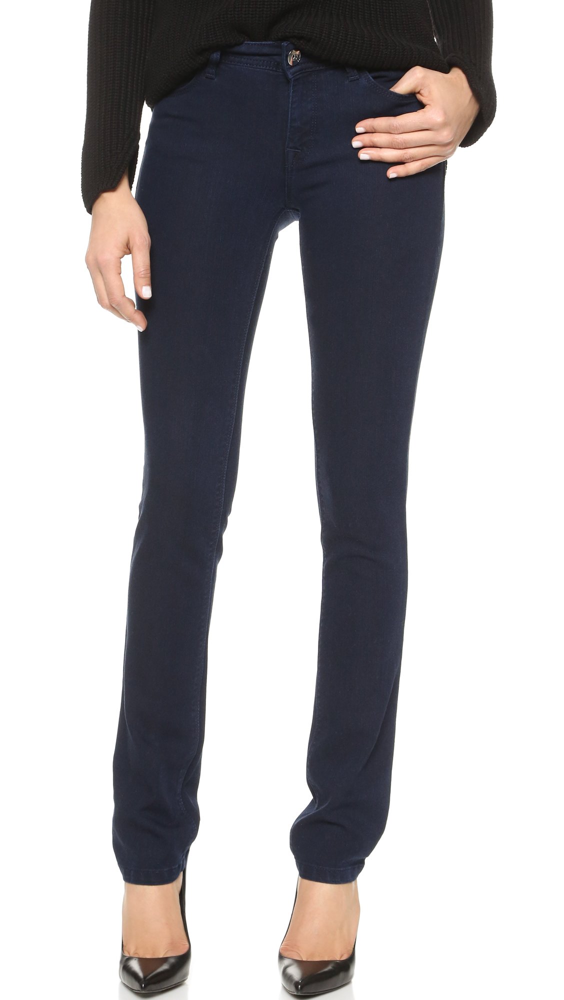 DL1961 Women's Coco Curvy Slim Straight Jeans - High Waist Stretch Denim Pants for Everyday Comfort | Perfect for Work, Casual Outings & Date Nights