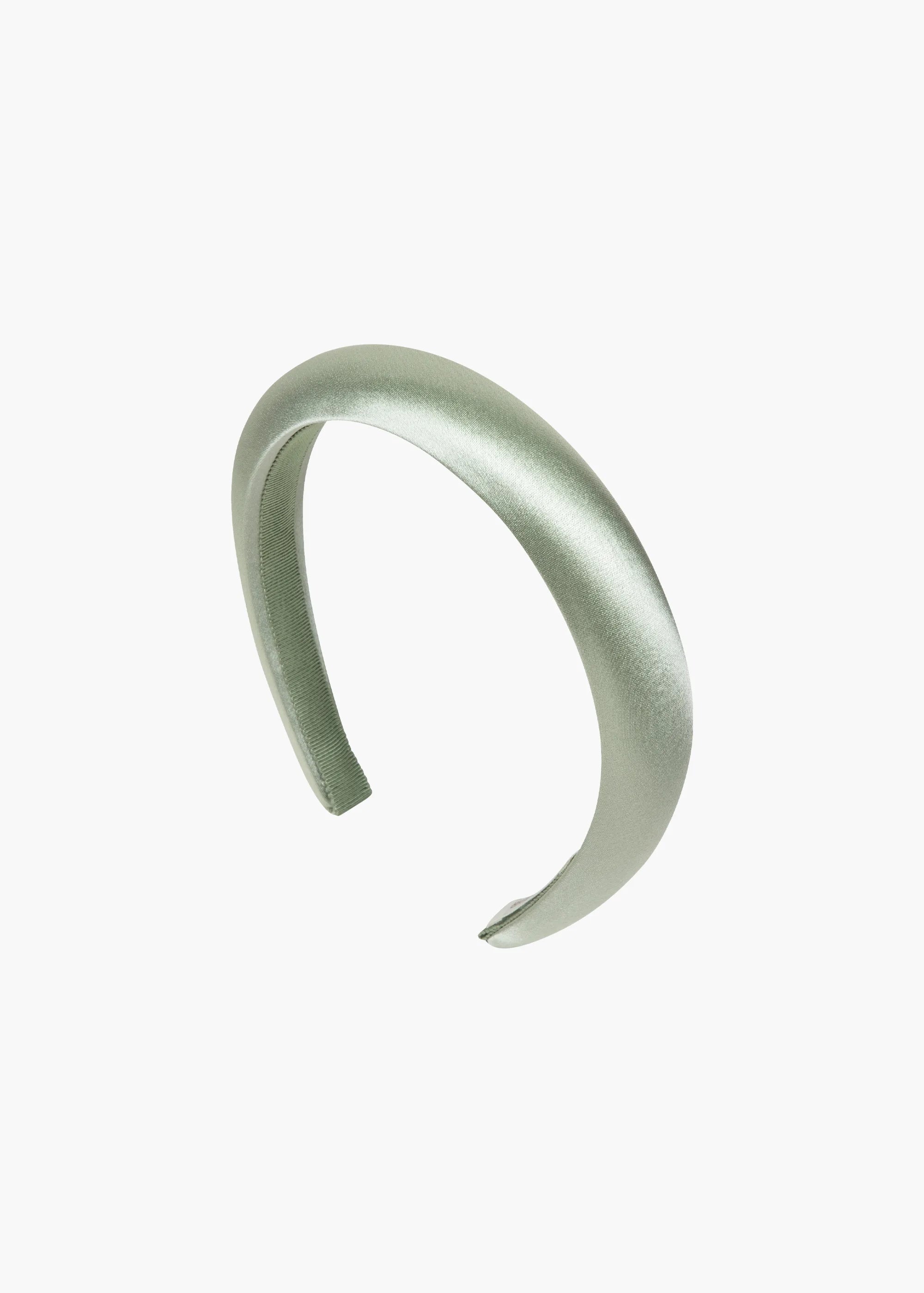 Satin Pistachio Green Headband for Women - Elegant Hair Accessory for Parties, Weddings & Everyday Wear