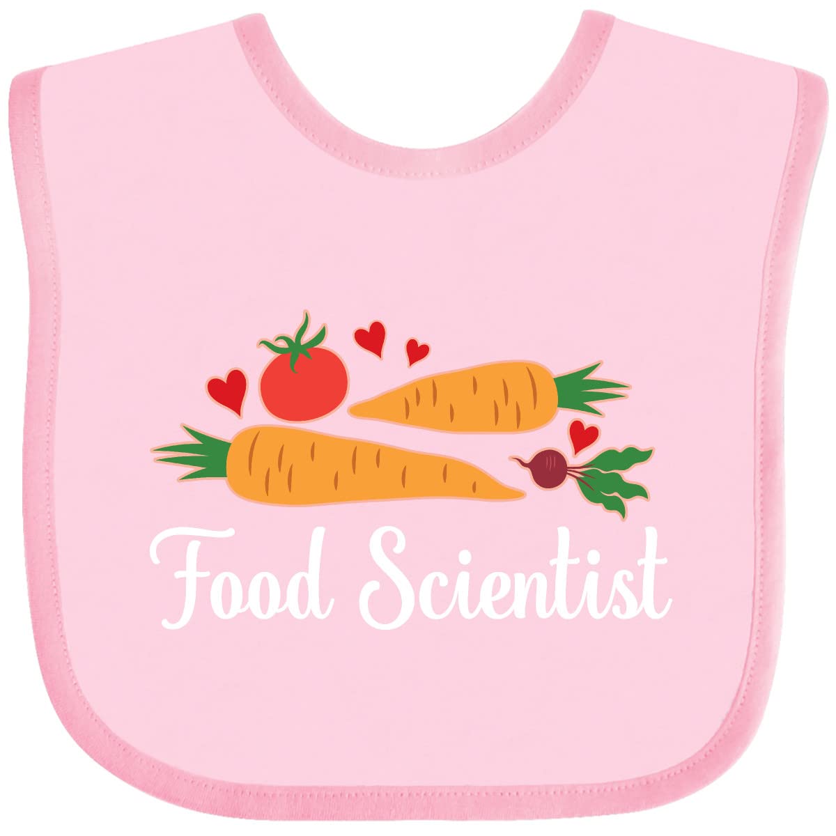 Inktastic Food Scientist Baby Bib - Funny Science Gift for Kids & Toddlers - Perfect for Birthday, Baby Shower & Science Themed Parties