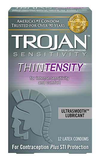 Trojan Thintensity Ultra Thin Condoms - 36 Count Pack | Premium Latex Protection for Enhanced Sensitivity & Pleasure | Perfect for Couples & Safe Intimacy
