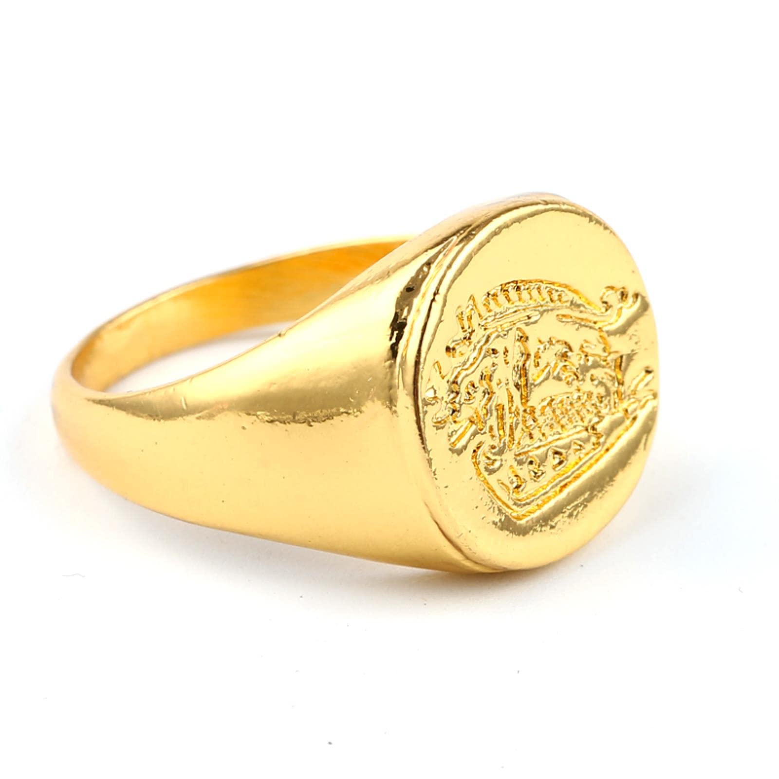 Kingsman The Secret Service Custom Signet Rings for Men & Women - Engraved Stainless Steel Wedding Band, Anniversary Gift - Perfect for Cosplay, Parties & Formal Events