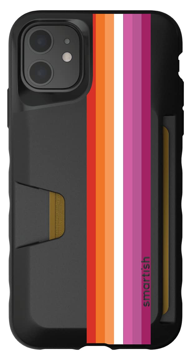 Smartish Sappho's Case - Slim & Protective iPhone 11 Wallet Case with Credit Card Holder | Wallet Slayer Vol 1 | Perfect for Everyday Use, Commuting & Travel