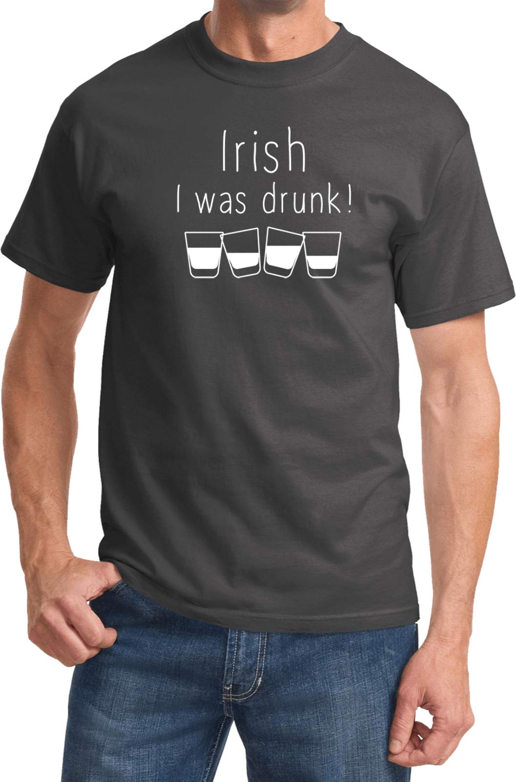 St. Patrick's Day Irish I Was Drunk T-Shirt - Funny Drinking Shirt for Pub Crawls & Irish Festivals