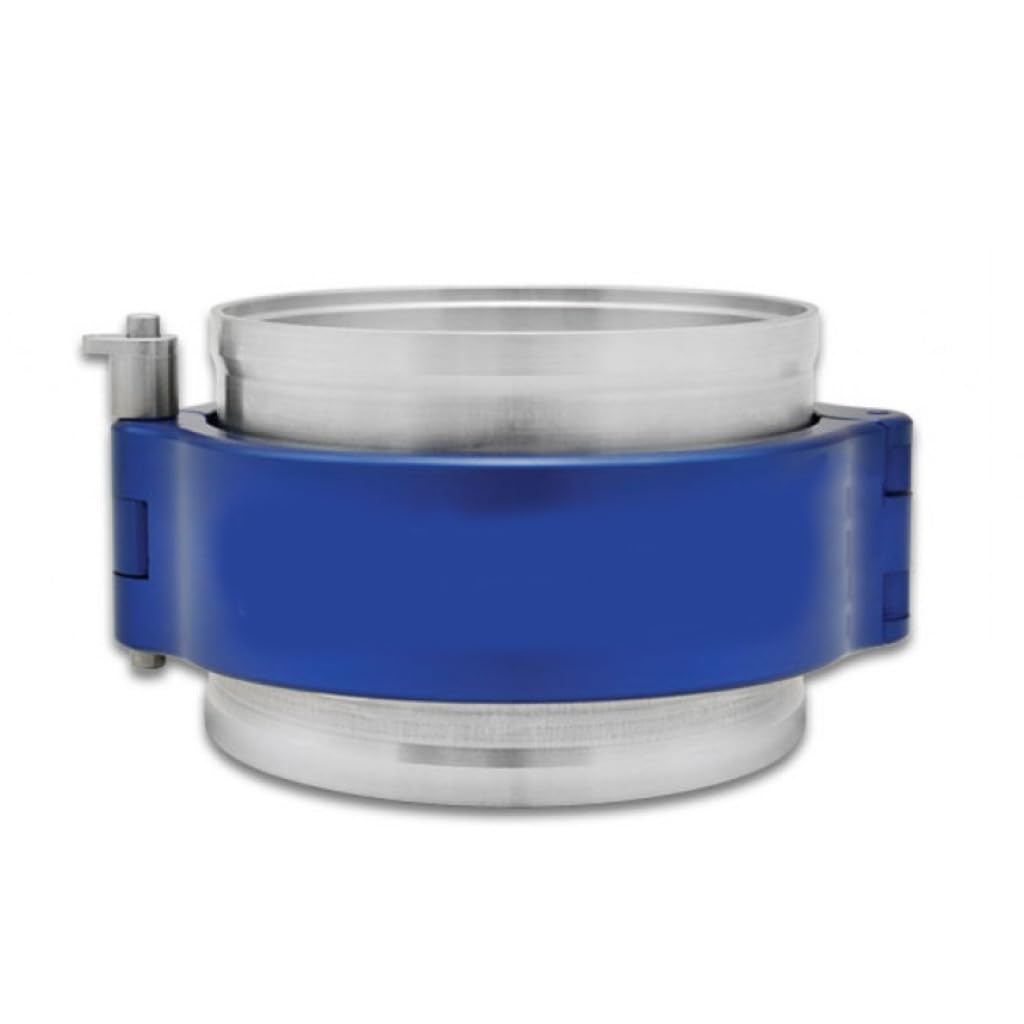 Vibrant HD Clamping System Assembly for 2in OD Tubing - Blue Clamp (12513B) | High-Performance Tubing Clamp for Automotive, Marine & Industrial Applications
