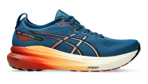 ASICS Gel-Kayano 31 Men's Running Shoes (D Width) - Rich Navy/Spice Latte | Premium Cushioning & Stability for Long-Distance Running, Jogging, and Gym Workouts