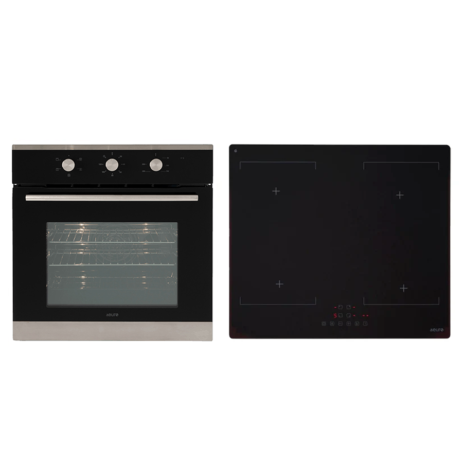 Euro Appliances EI01 60cm Built-in Induction Cooktop with Touch Controls - Perfect for Modern Kitchens, Small Apartments & Energy-Efficient Cooking