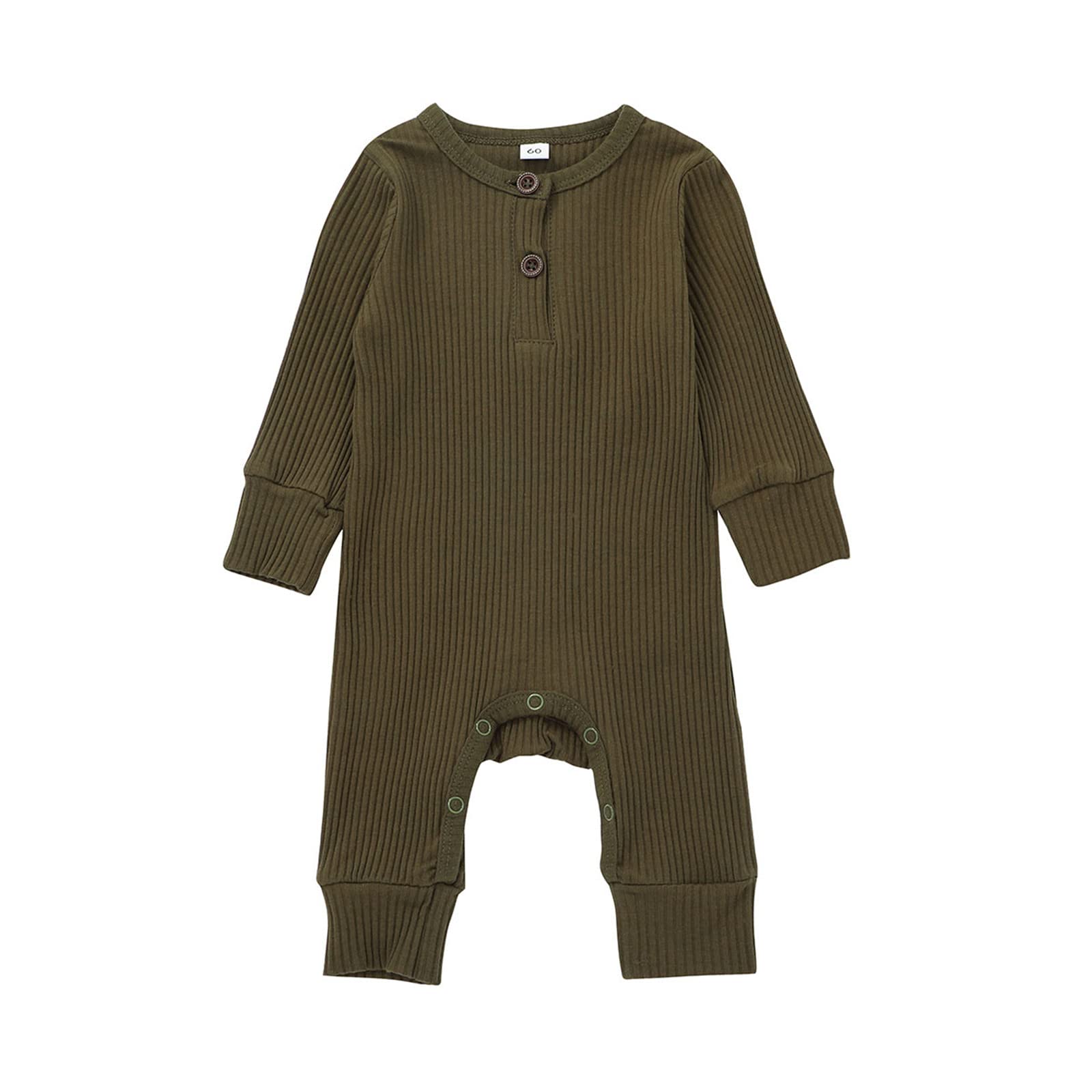 Newborn Baby Boy & Girl Romper Outfits - Soft Ribbed Onesie Bodysuit Jumpsuit for Infants | Perfect for Daily Wear, Photo Shoots & Gifts