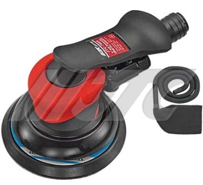 JTC 7664 5-Inch Random Orbital Air Sander - Professional Pneumatic Sanding Tool for Woodworking, Auto Body Repair & DIY Projects