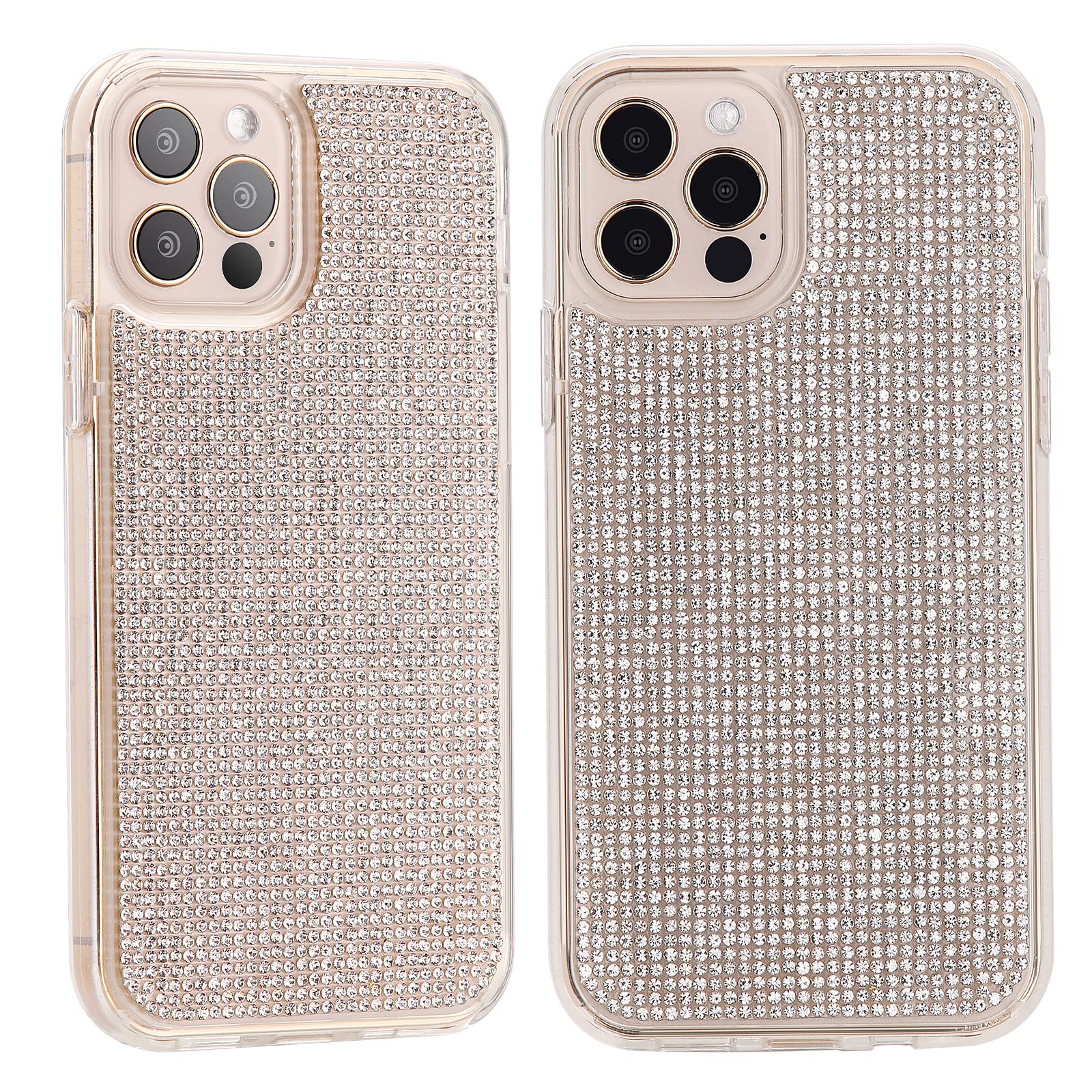 Sparkly Diamond Shockproof Protective Case for iPhone 11 - Premium Bling Rhinestone Cover with Anti-Slip Grip | Perfect for Parties, Weddings & Special Occasions