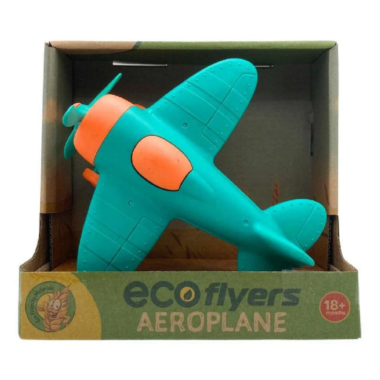 Eco-Friendly Biodegradable Airplane Toy for Kids - Safe & Durable 7-Inch Bioplastic Plane - Perfect for Indoor & Outdoor Play, Birthday Gifts, and STEM Learning