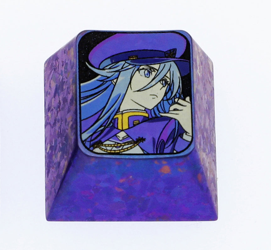 Custom Titanium Alloy Carved Keycaps - Personalized Anime & Gaming Mechanical Keyboard Keycaps for PC, Laptop - Durable & Stylish for Gamers, Typists, and Collectors