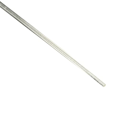 Clear Acrylic Plastic Rods 1/16