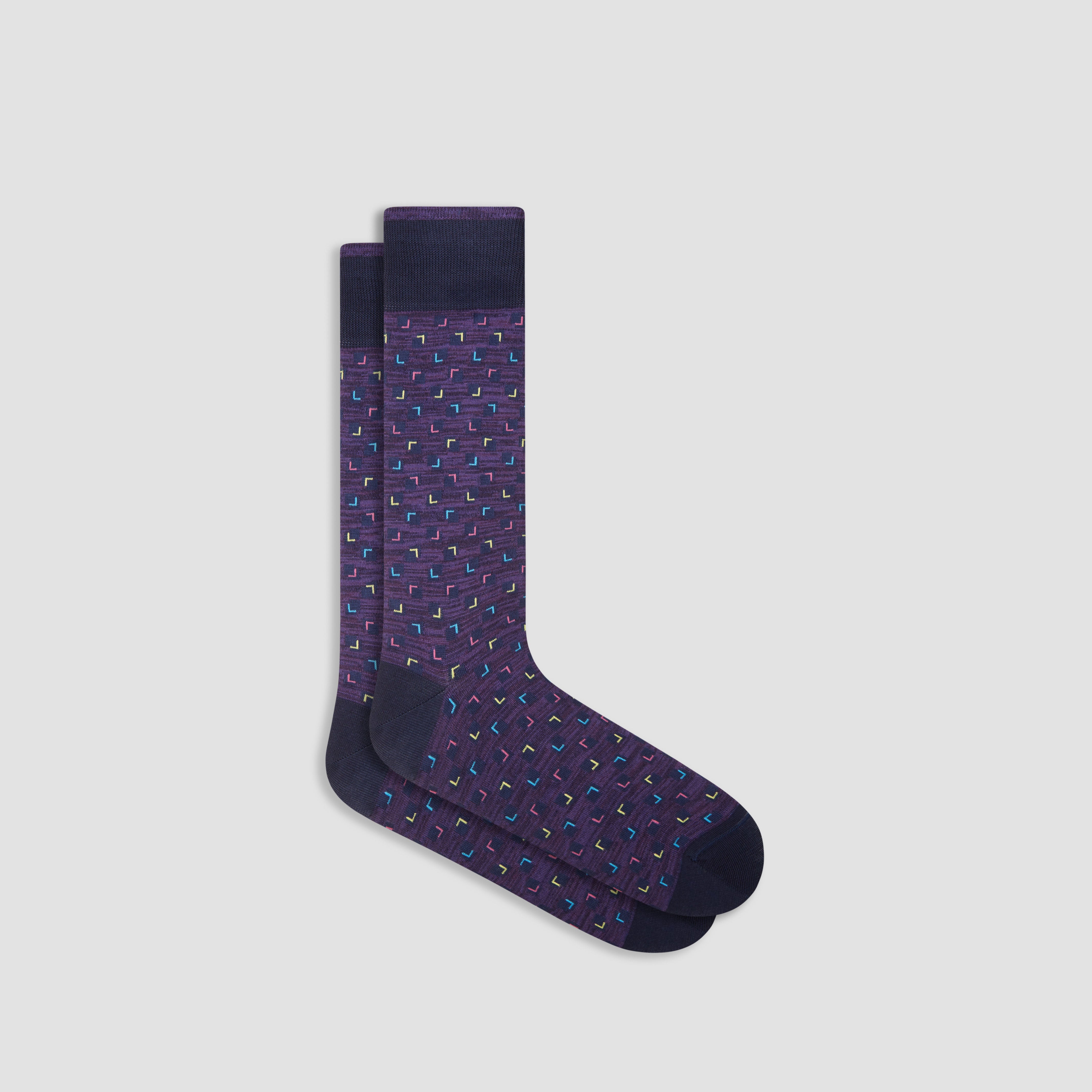 Geometric Print Mid Calf Socks for Women & Men - Trendy Casual & Athletic Wear - Perfect for Running, Gym, and Everyday Fashion