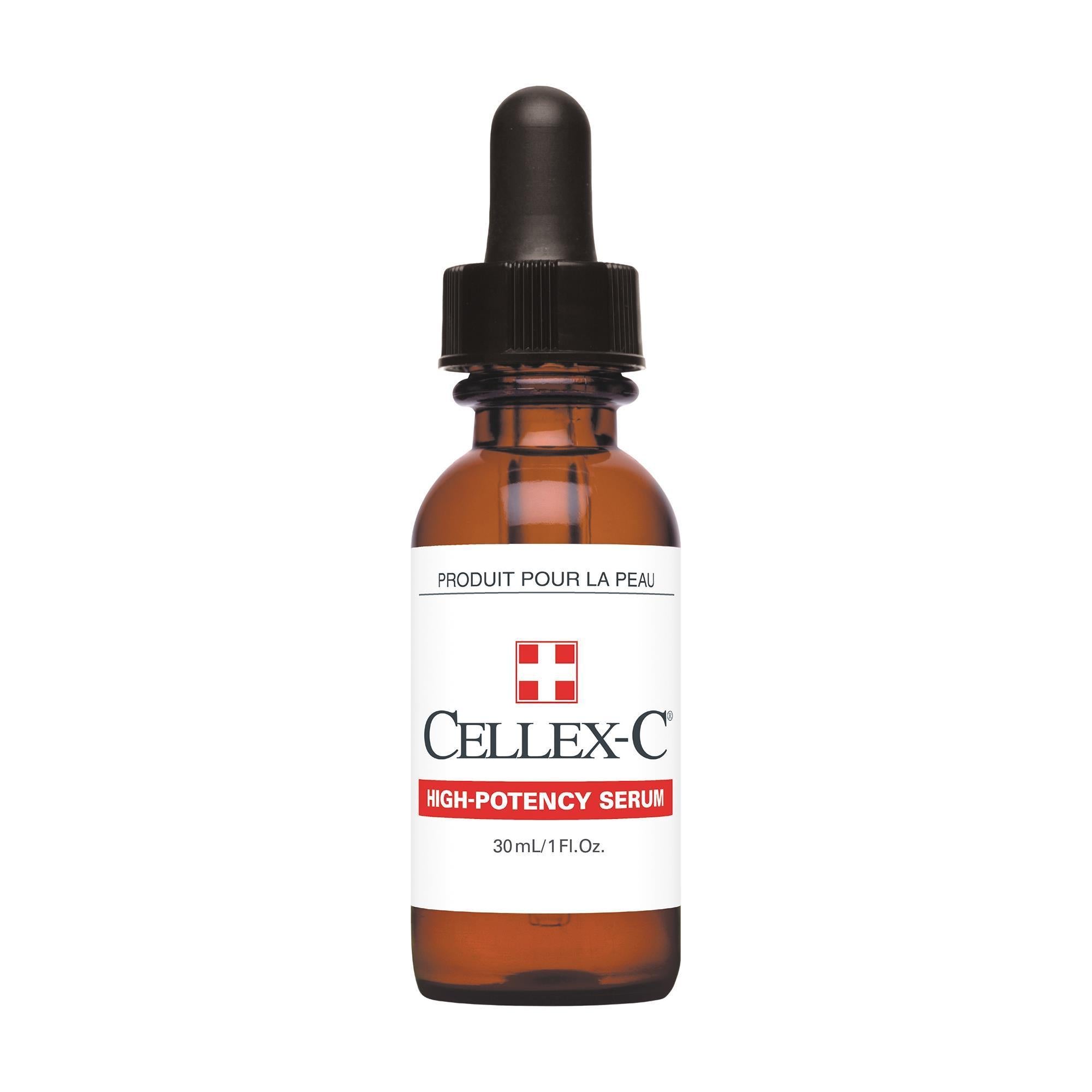 Cellex C High Potency Vitamin C Serum for Face - 1 fl oz Anti-Aging Facial Treatment - Brightens Skin & Reduces Wrinkles | Perfect for Daily Skincare Routine & Nighttime Use