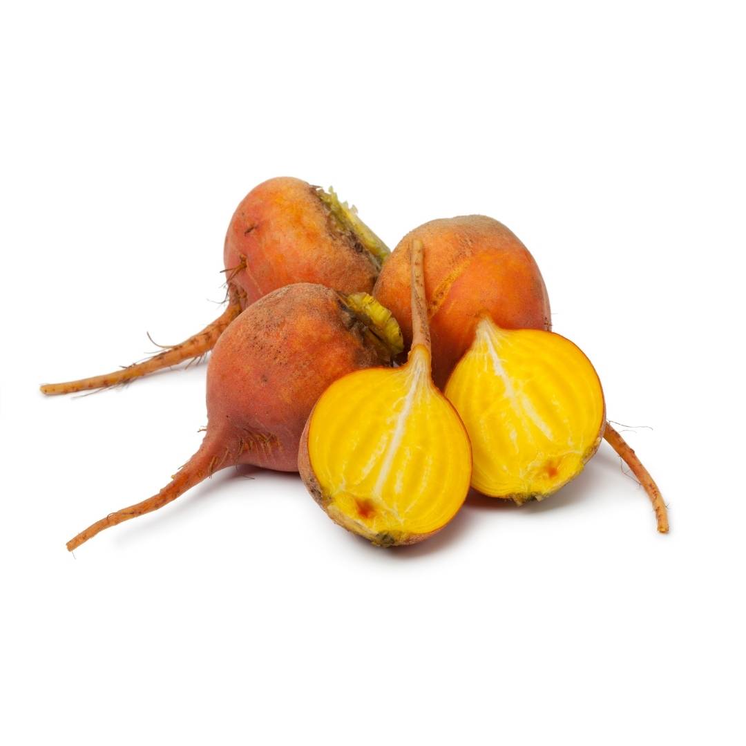 Organic Gold Beets - Non-GMO, Fresh & Sweet Heirloom Beetroots for Juicing, Salads & Healthy Recipes | Perfect for Smoothies, Roasting & Vegan Dishes