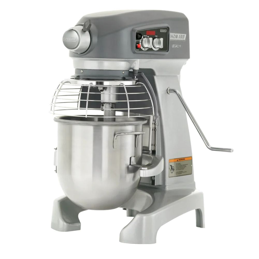 Hobart Legacy 20 QT Commercial Planetary Floor Mixer - 3 Fixed Speeds, 0.5 HP - Perfect for Bakeries, Restaurants & Large Batch Food Preparation