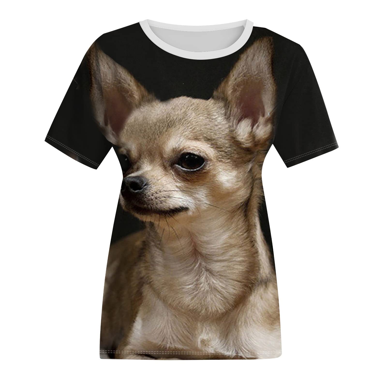 Women's Cotton Graphic Crewneck T-Shirts - Casual Basic Tees for Everyday Wear | Perfect for Outfits, Layering & Street Style