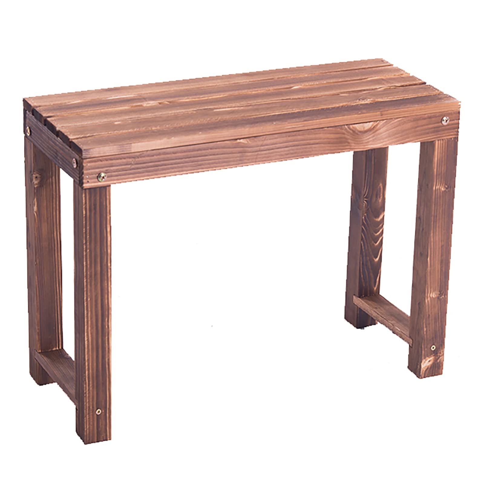 **Backless Patio Bench - 60cm x 45cm x 25cm Outdoor & Indoor Garden Chair, Flower Stand for Patio, Deck, Backyard, and Balcony - Perfect for Relaxing, Decorating, and Small Space Seating**