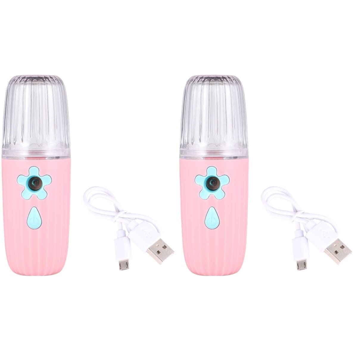 Healifty 2-in-1 Portable Facial Steamer & Clothes Steamer - Handheld Skin Moisturizer with Facial Mist for Women | Home Spa & Travel Use