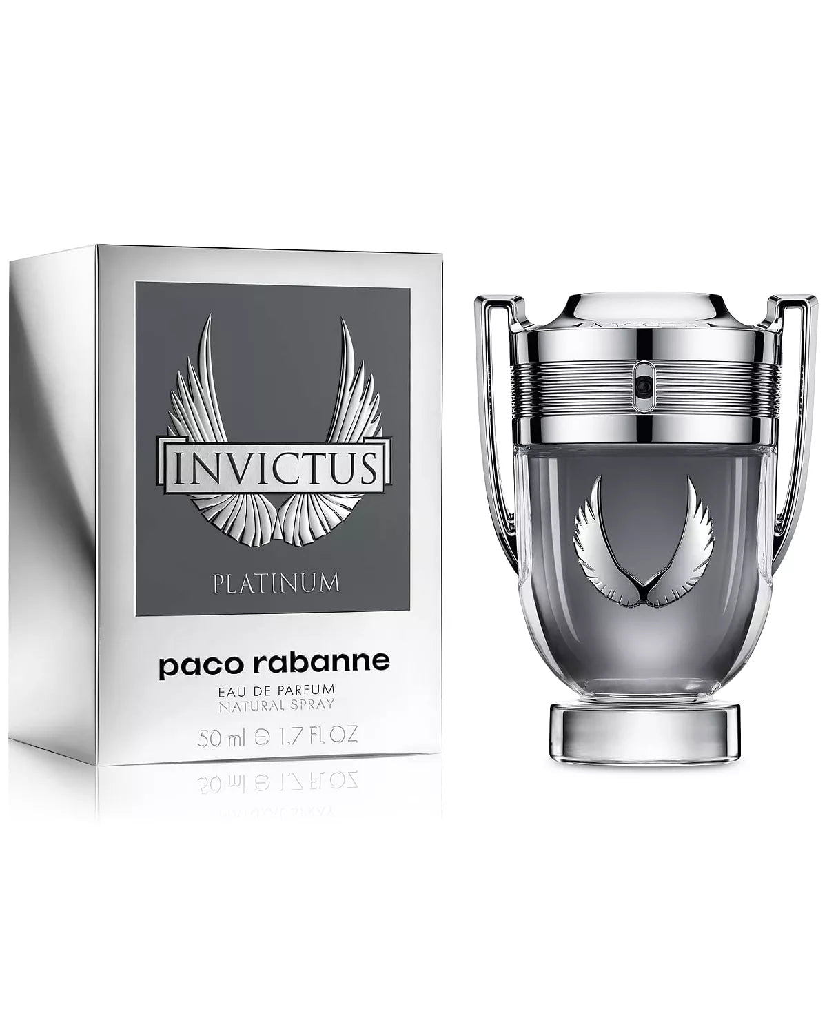 Invictus Platinum Cologne for Men - Long Lasting Luxury Fragrance | Perfect for Date Night, Office & Special Occasions